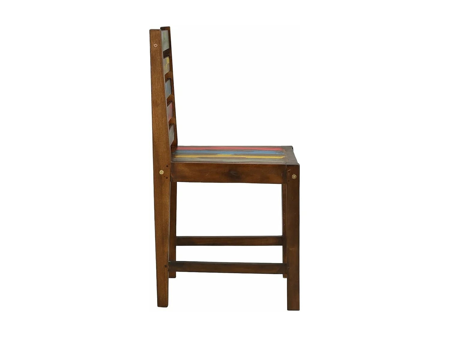 Chaises à manger lot de 4 bois de récupération solide