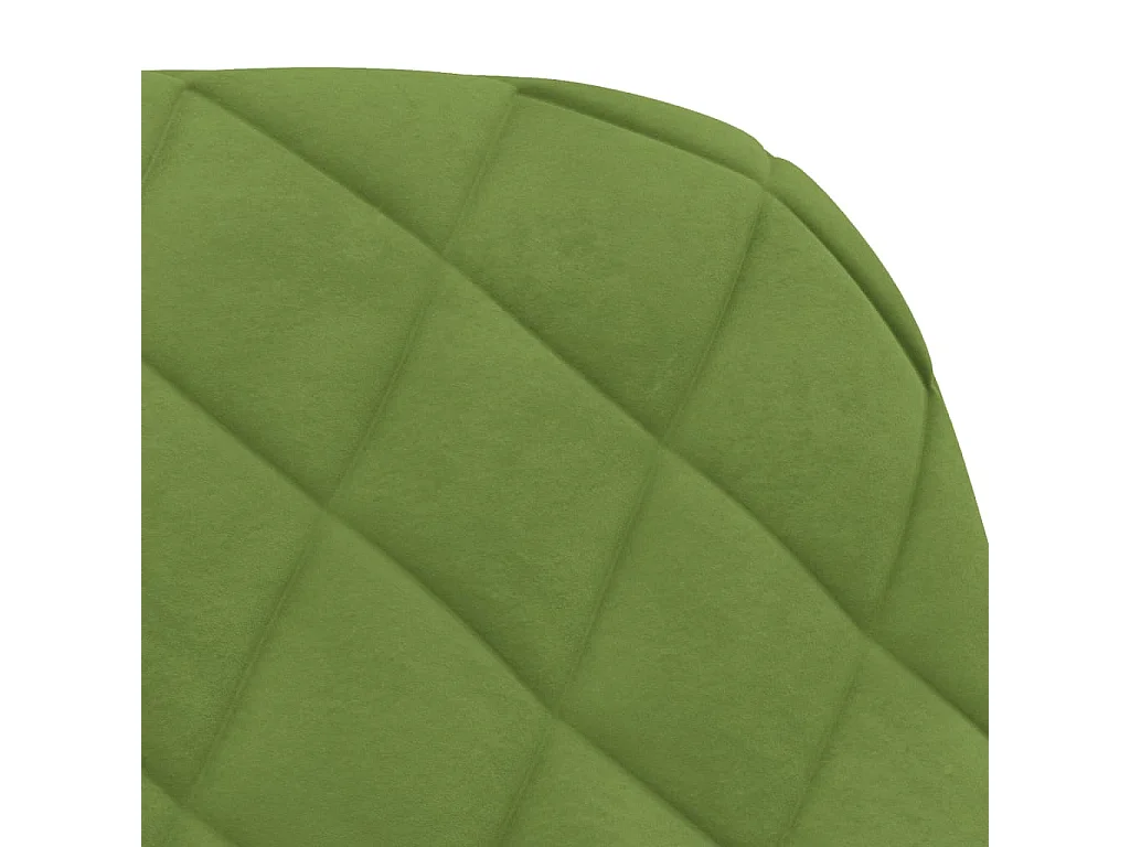 Sillas de comedor giratorias 2 unidades terciopelo verde claro