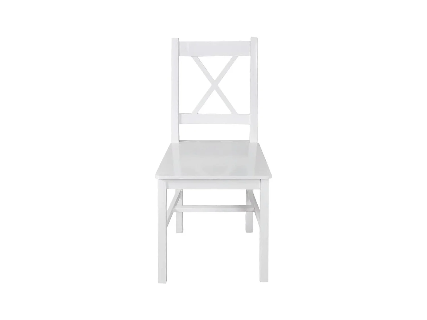 Chaises à manger lot de 4 blanc bois de pin