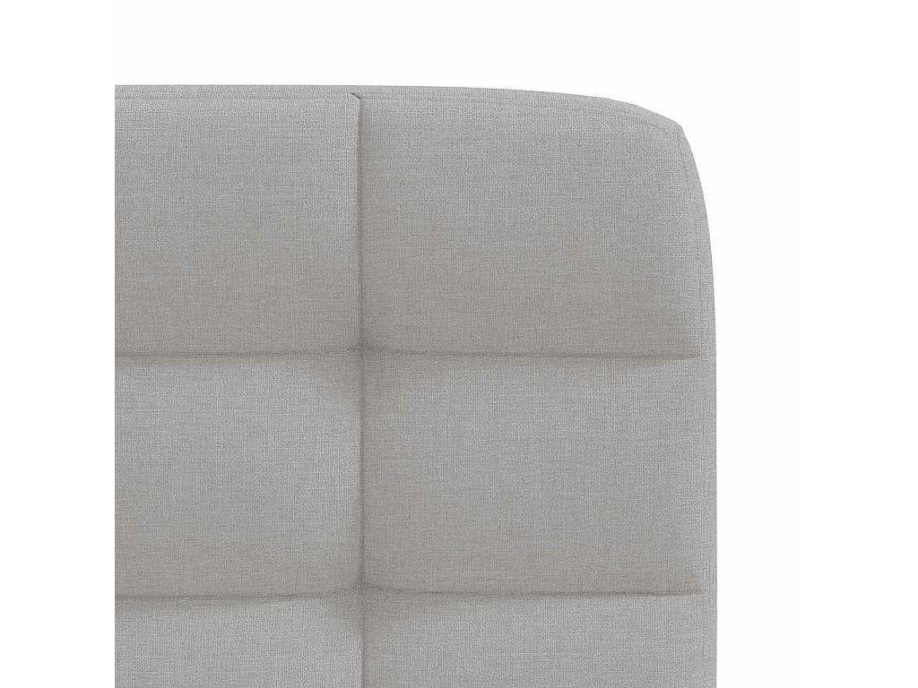 Chaises à manger lot de 4 gris nuage tissu