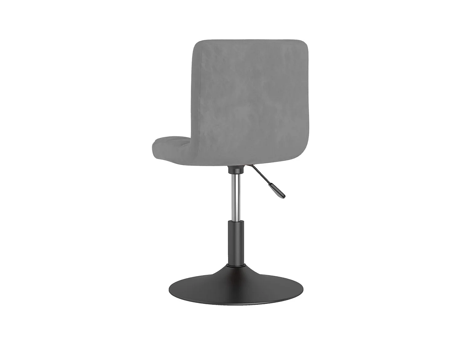 Chaises pivotantes à manger lot de 4 gris clair velours