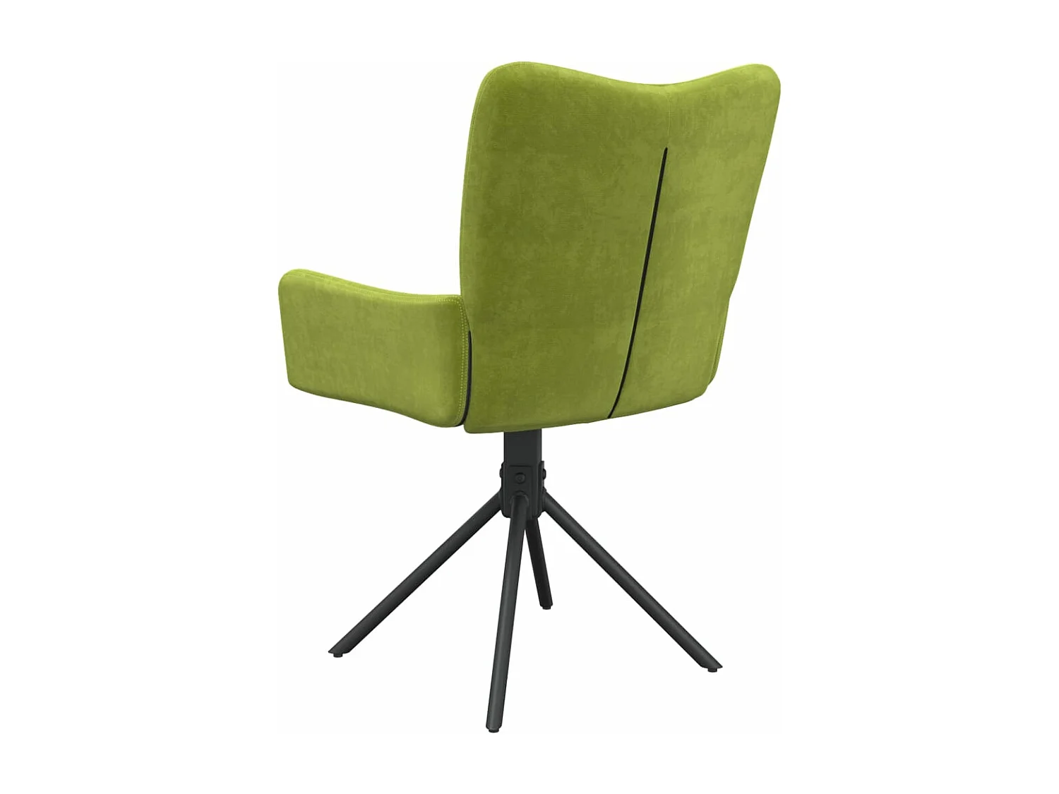 Sillas de comedor giratorias 2 unidades terciopelo verde claro