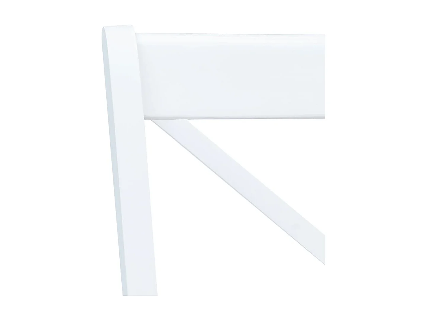 Chaises à manger lot de 2 blanc/bois clair bois d'hévéa massif