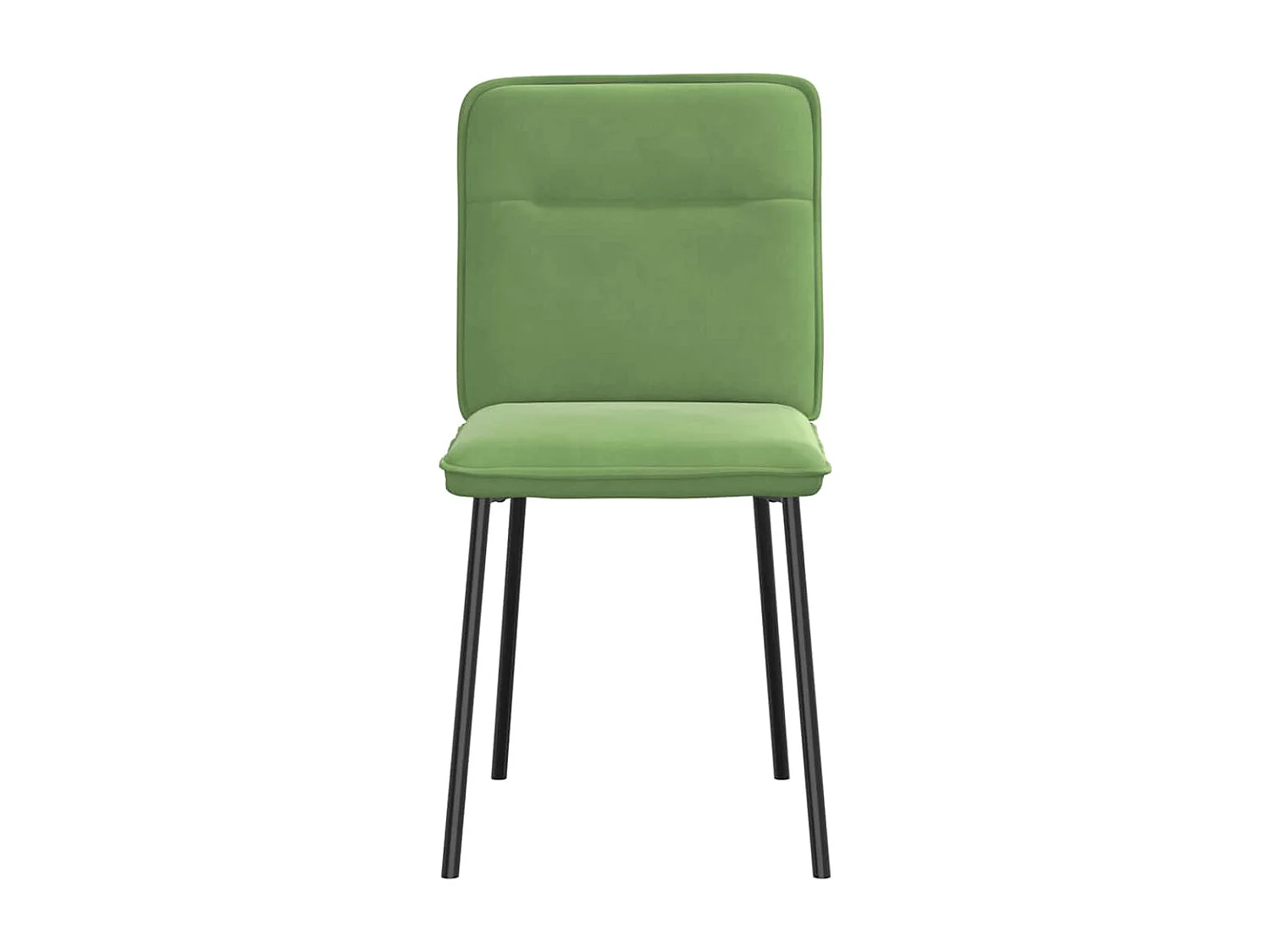 Eetkamerstoelen 4 stukkenfluweel lichtgroen