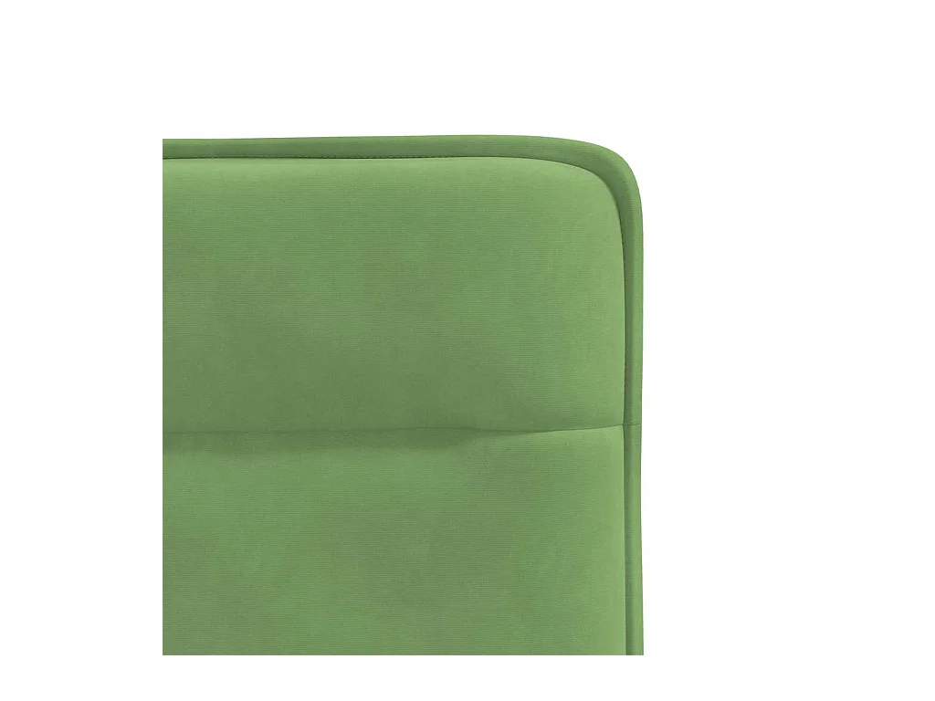 Chaises à manger lot de 4 vert clair velours