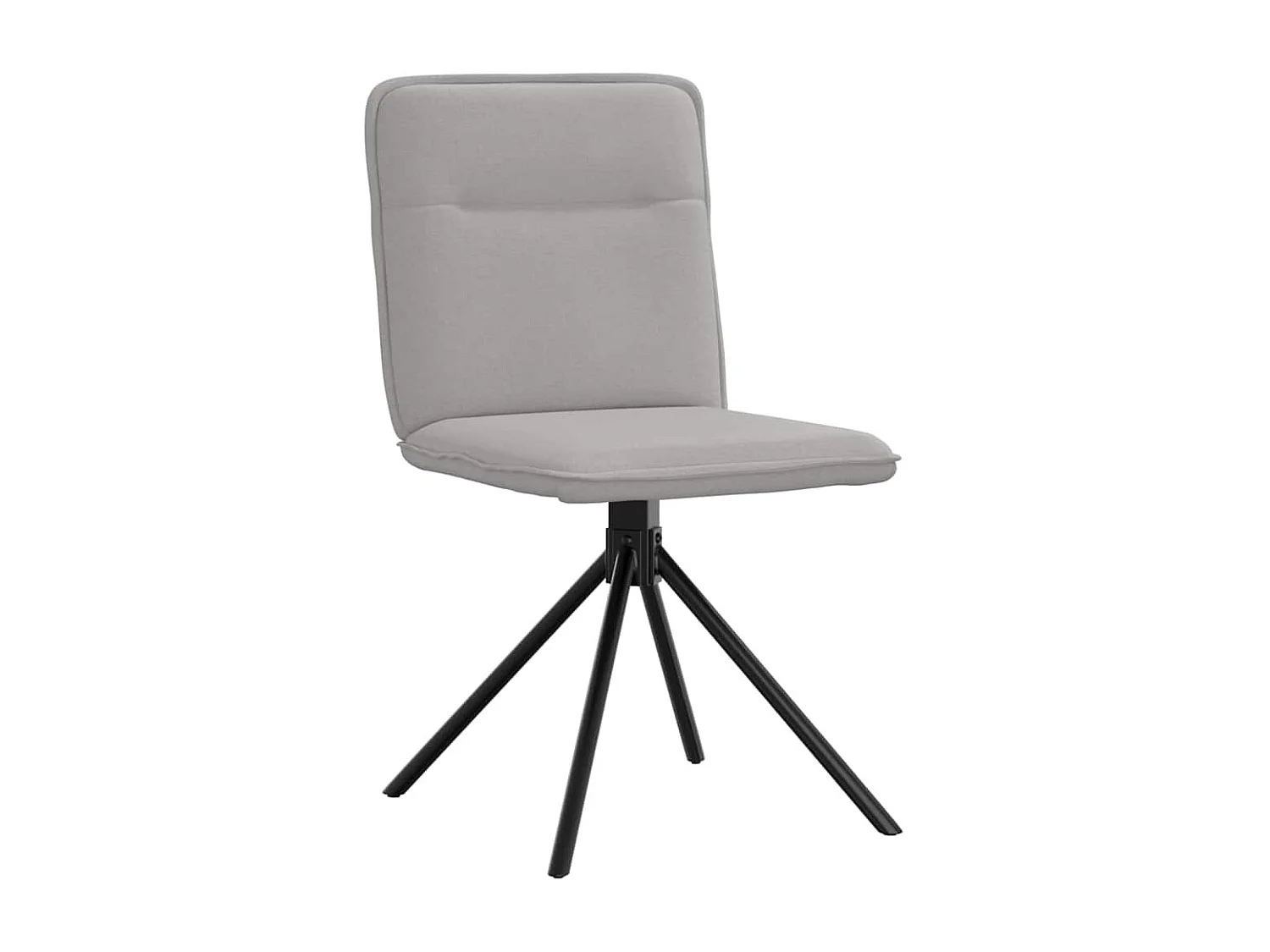 Chaises à manger lot de 4 gris nuage tissu