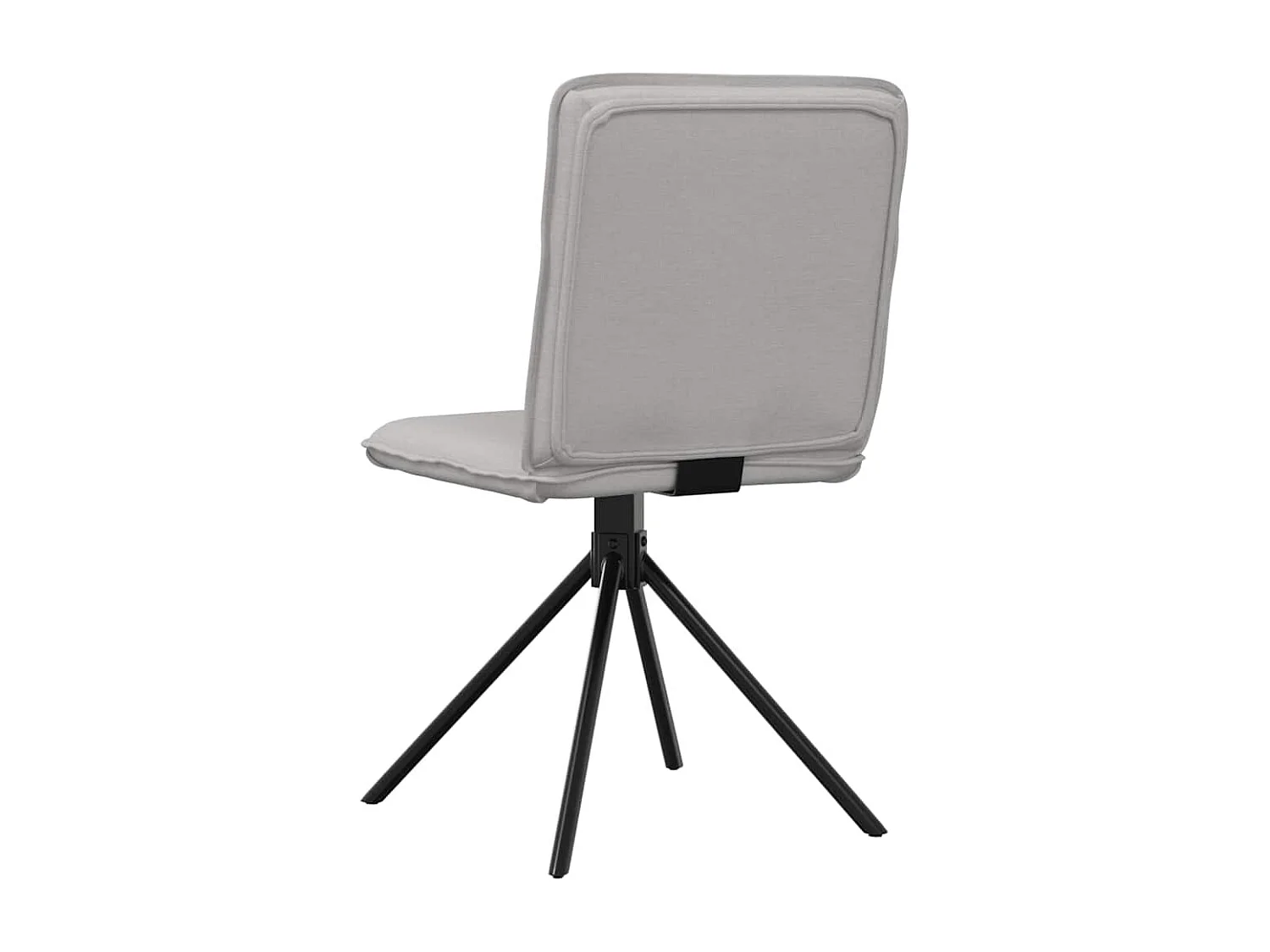 Chaises à manger lot de 4 gris nuage tissu