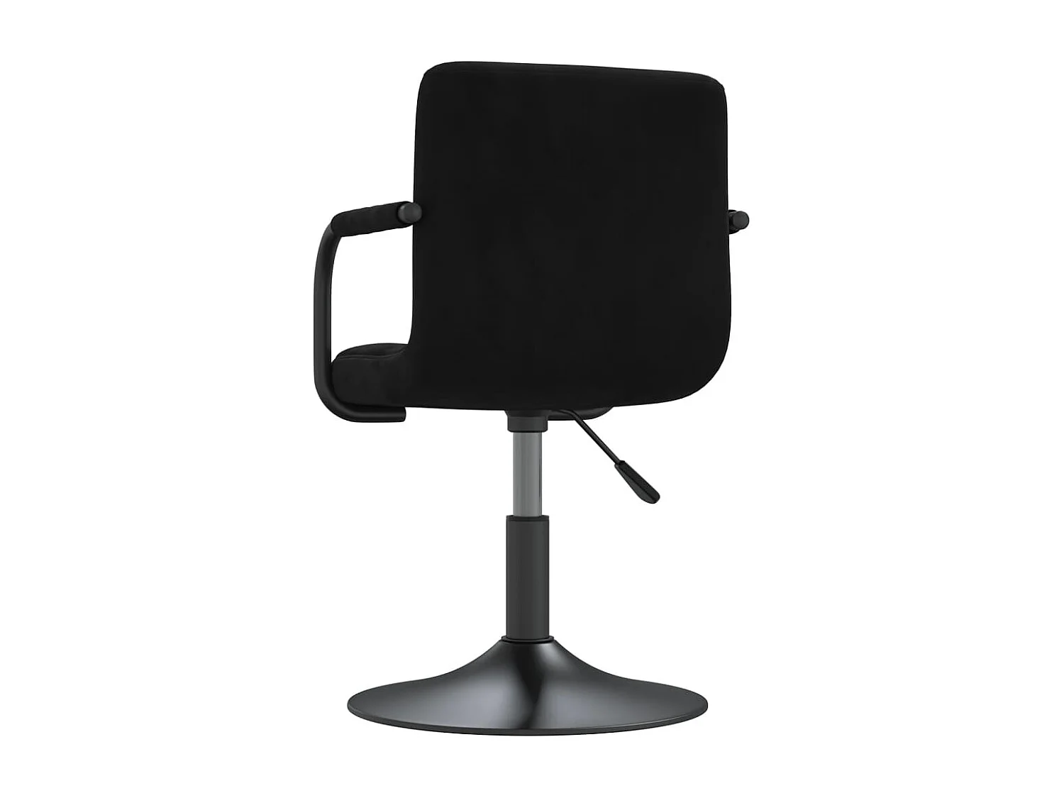 Sillas de comedor giratorias 4 unidades terciopelo negro