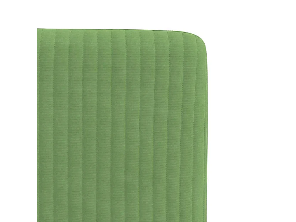 Cadeiras de jantar 4 peças veludo verde-claro