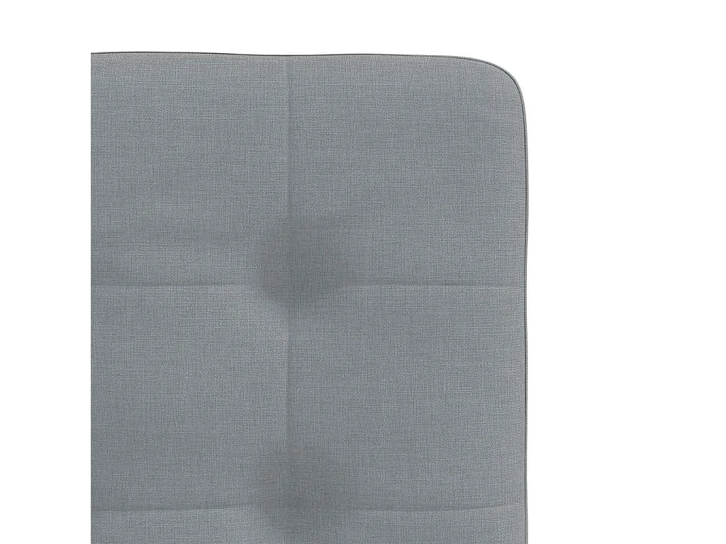 Sillas de comedor 4 unidades tela gris claro