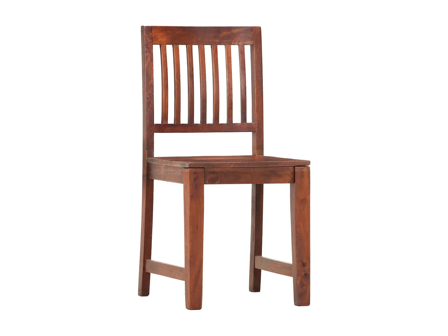 Chaises à manger lot de 2 bois solide de manguier