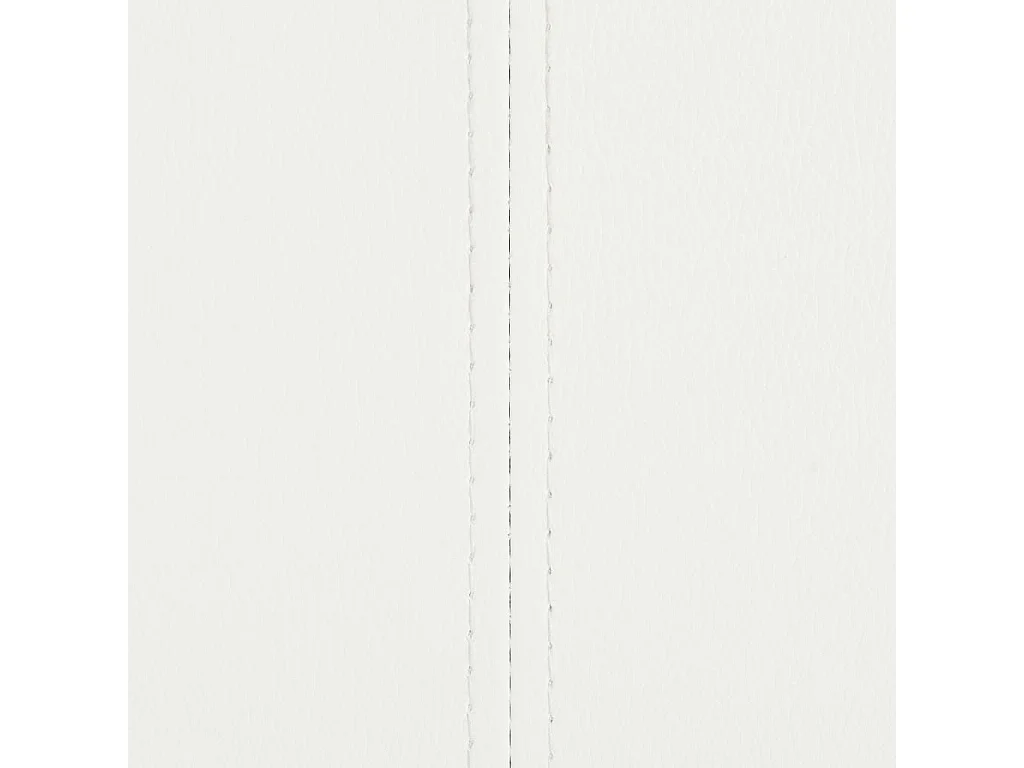 Chaises à manger cantilever lot de 4 blanc similicuir