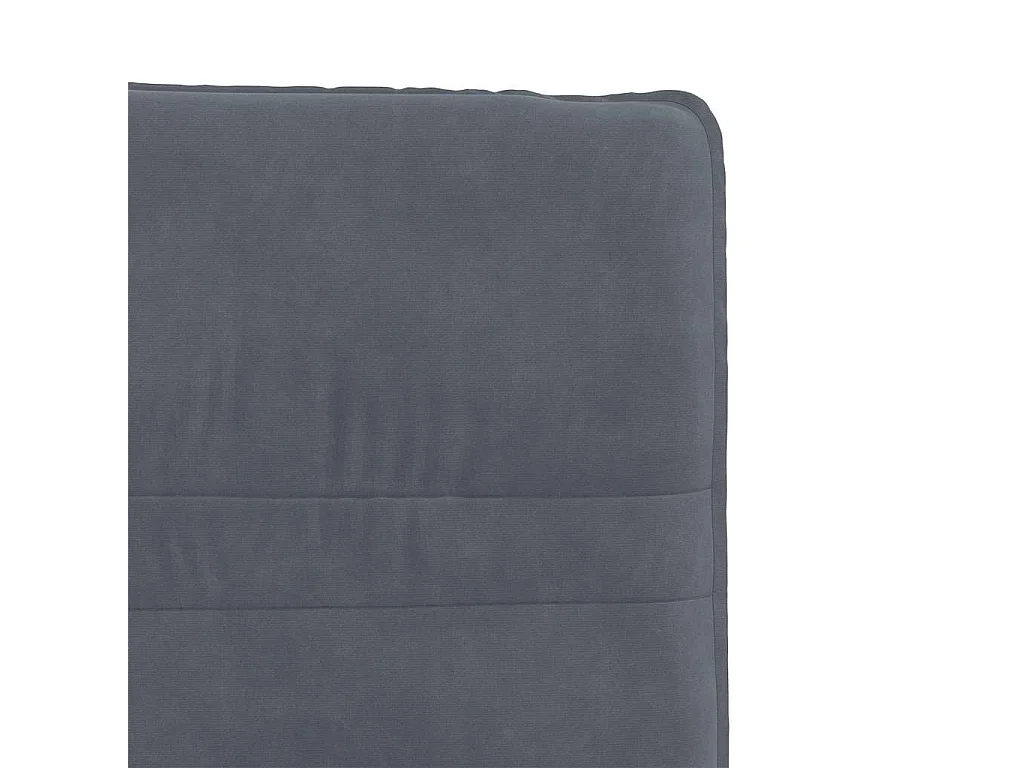 Chaises à manger lot de 4 Gris foncé Velours