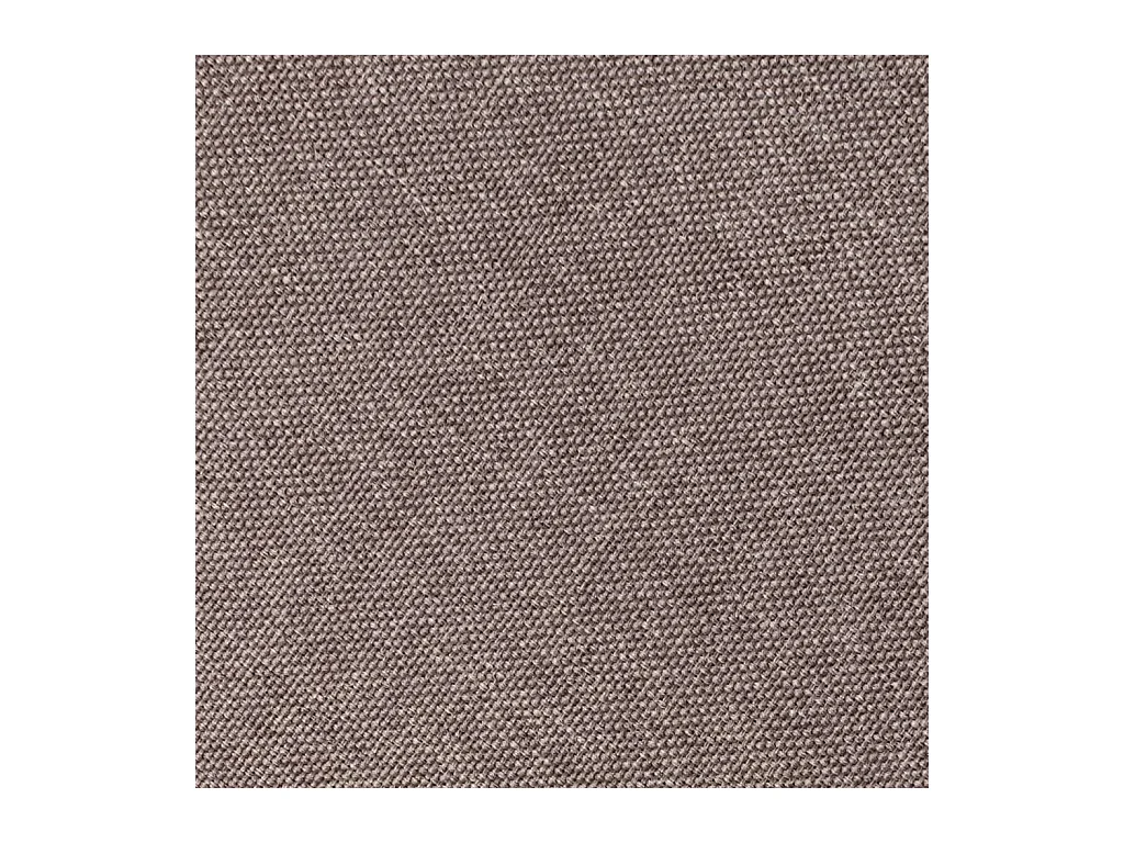 Chaises à manger lot de 2 bois courbé et tissu taupe