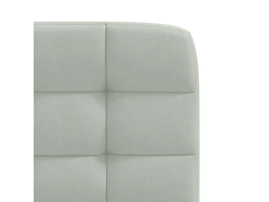 Chaises à manger lot de 4 Gris clair Velours