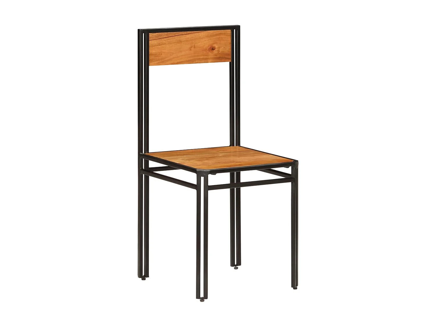 Eetkamerstoelen 4 st massief acaciahout