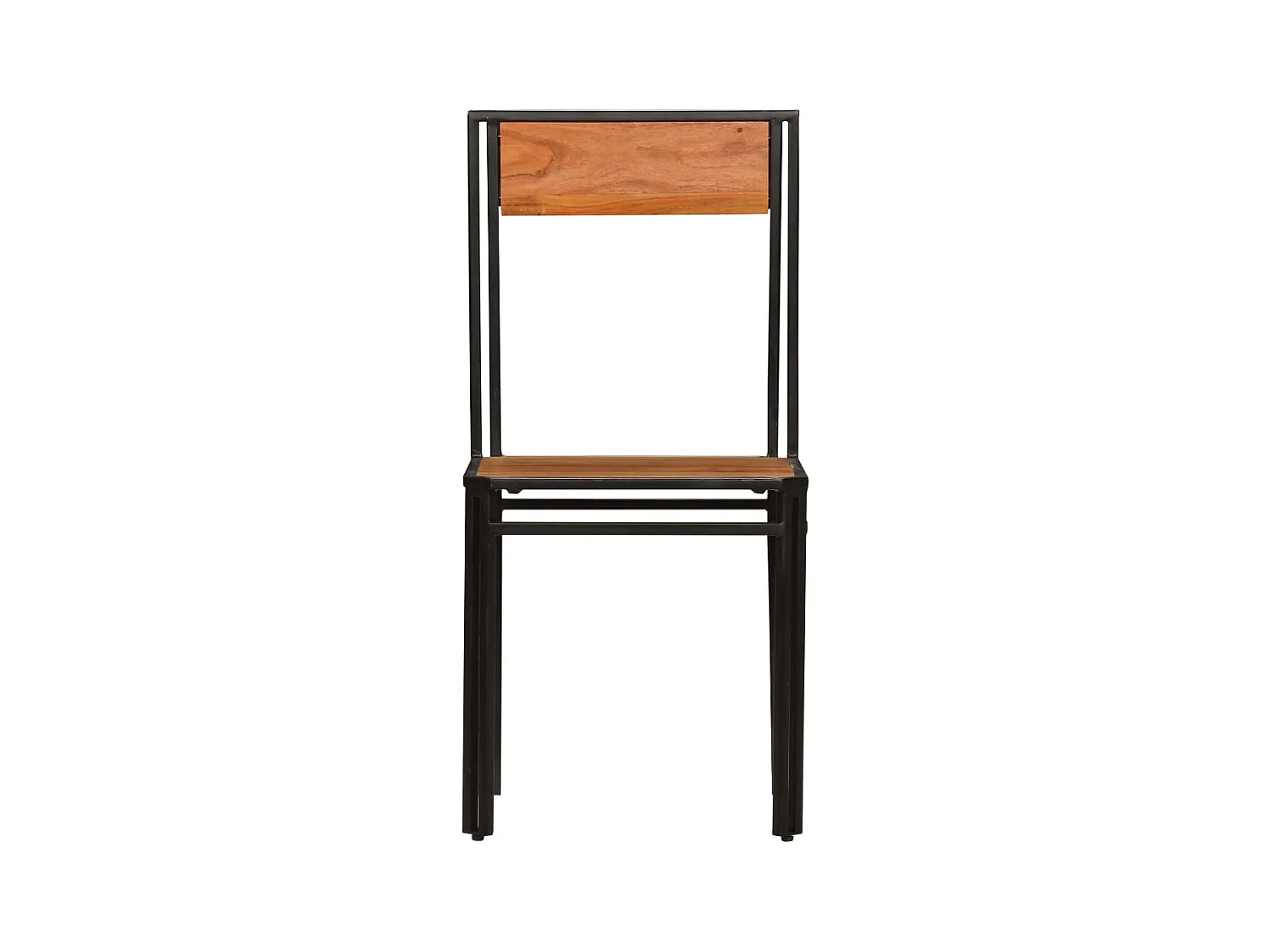 Chaises à manger lot de 4 bois d'acacia et finition