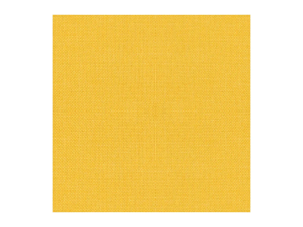 Chaises pivotantes à manger lot de 2 jaune moutarde tissu