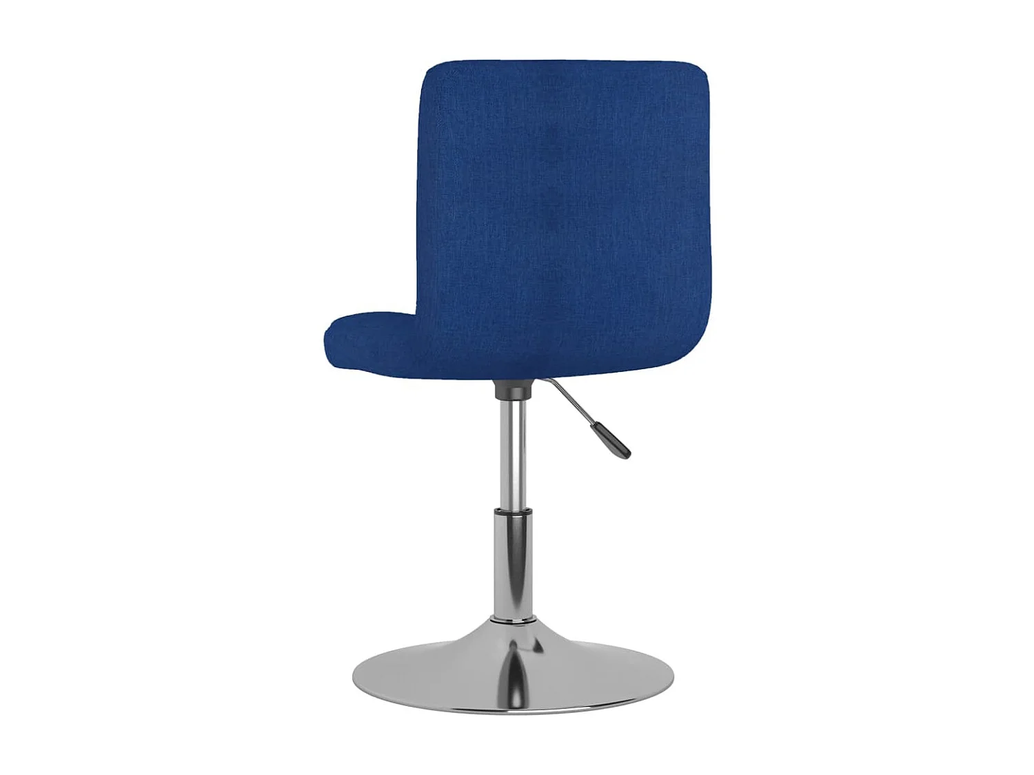 Chaises pivotantes à manger lot de 4 bleu tissu