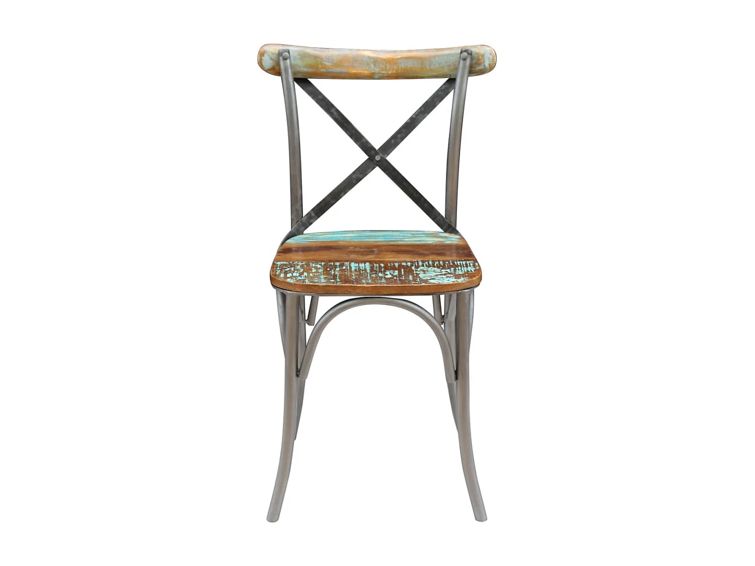 Eetkamerstoelen 4 st massief gerecycled hout