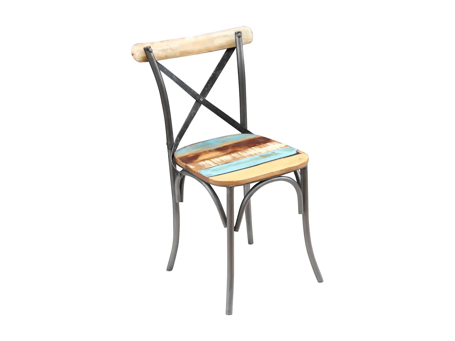 Eetkamerstoelen 4 st massief gerecycled hout