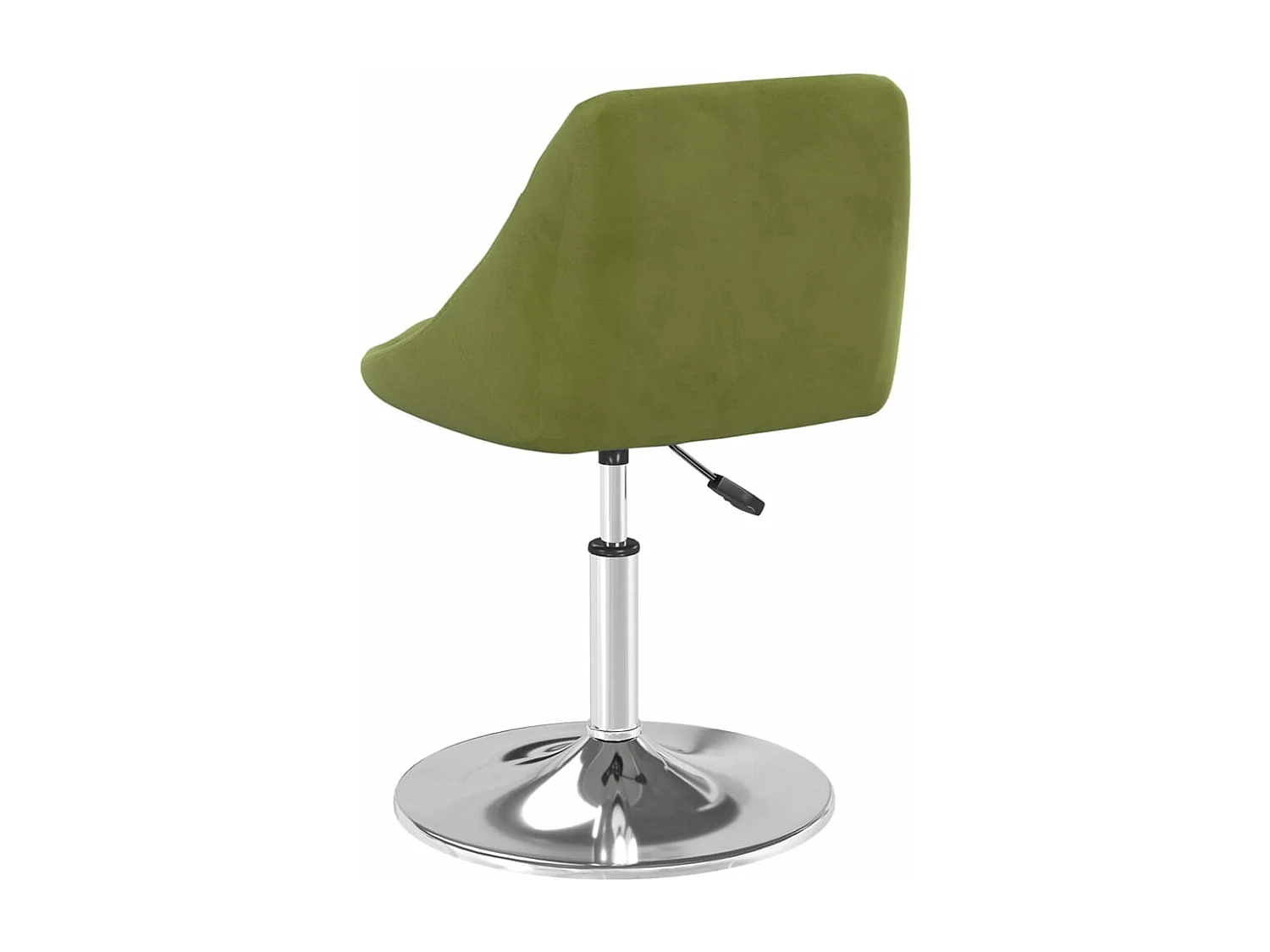 Sillas de comedor giratorias 2 unidades de terciopelo verde claro