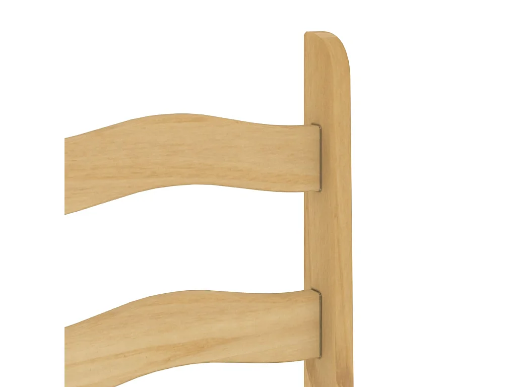 Chaises à manger lot de 2 Corona 42x47x107cm bois massif de pin