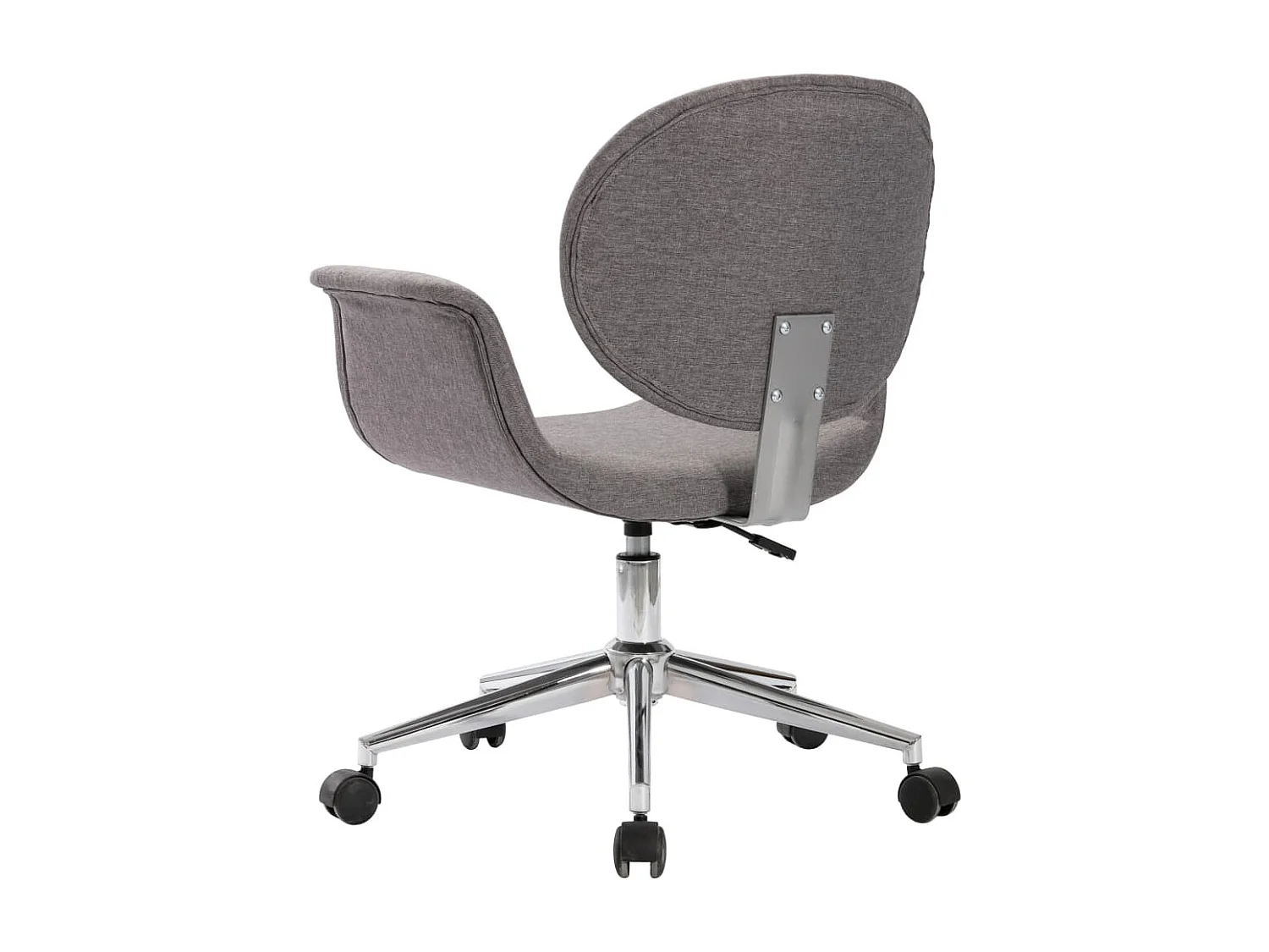 Chaises pivotantes à manger lot de 4 gris tissu