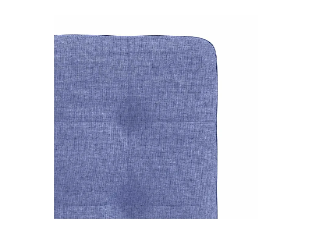 Chaises à manger lot de 4 bleu jean tissu