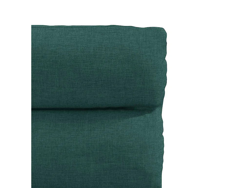 Chaises à manger lot de 4 vert foncé tissu