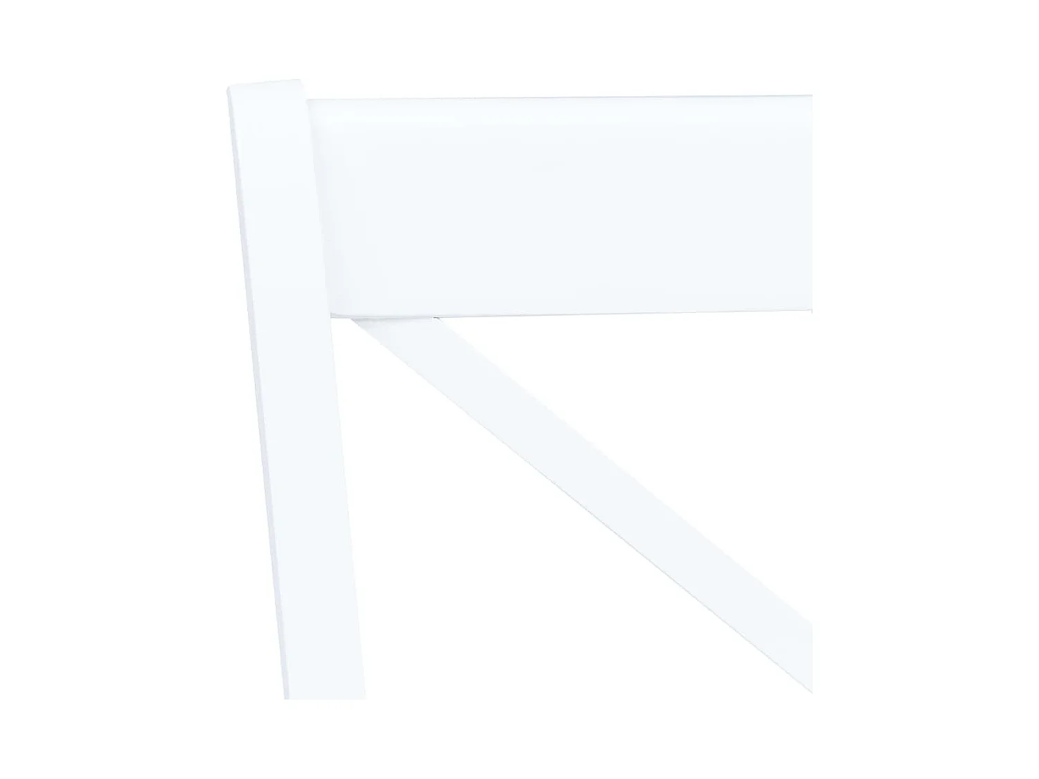 Eetkamerstoelen 2 st massief rubberwood wit