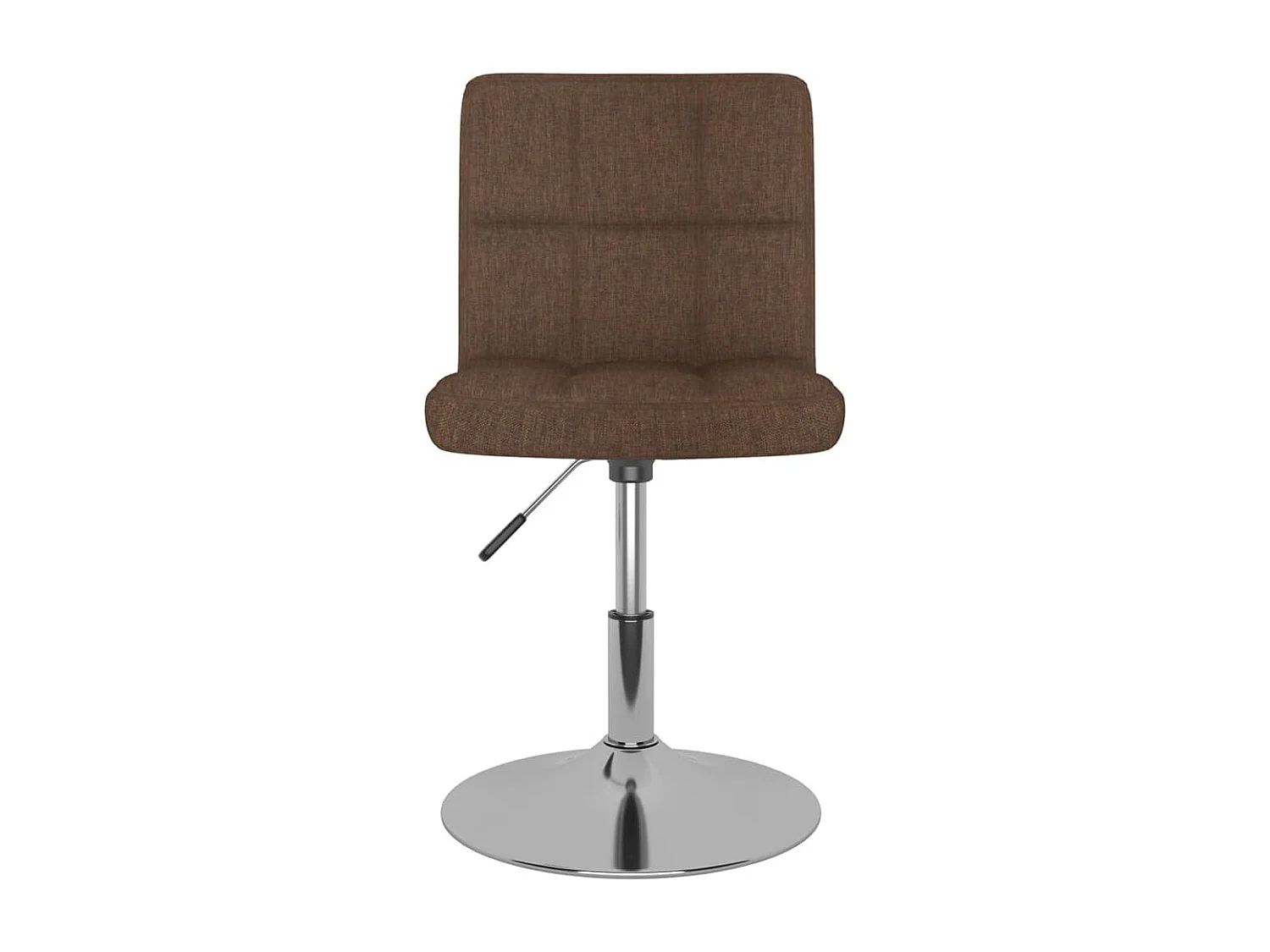 Eetkamerstoelen draaibaar 4 stukkenstof bruin