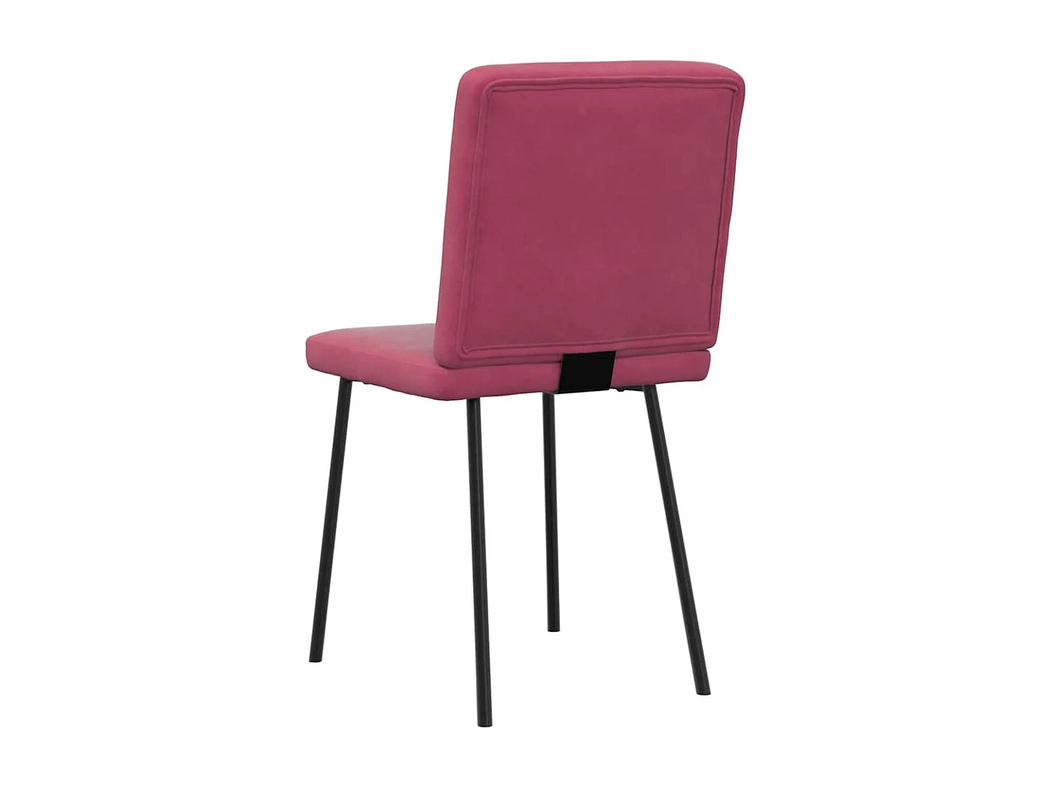 Chaises à manger lot de 4 Rouge bordeaux Velours