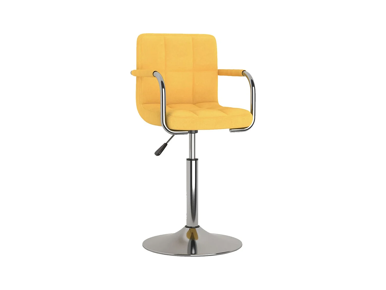 Chaise de salle à manger Jaune Tissu