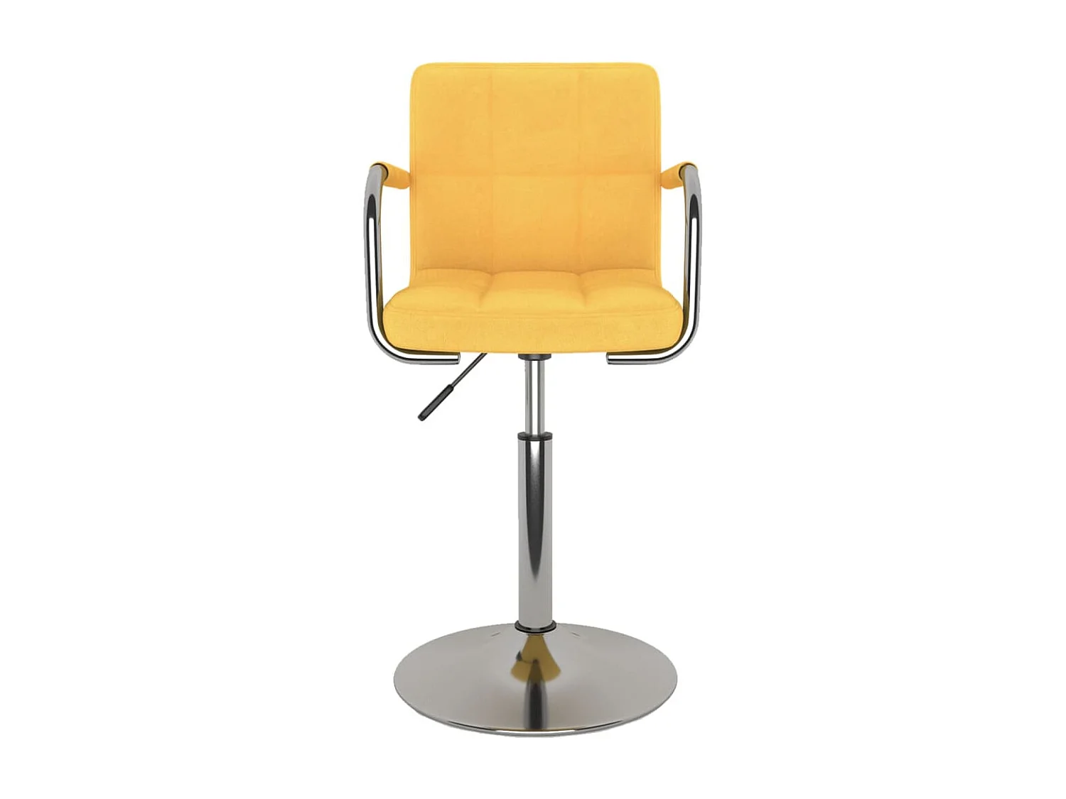 Chaise de salle à manger Jaune Tissu