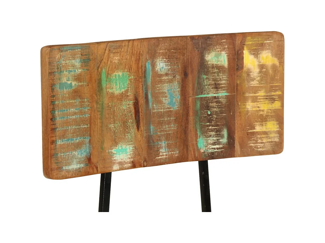 Cadeiras de jantar 2 peças madeira recuperada maciça