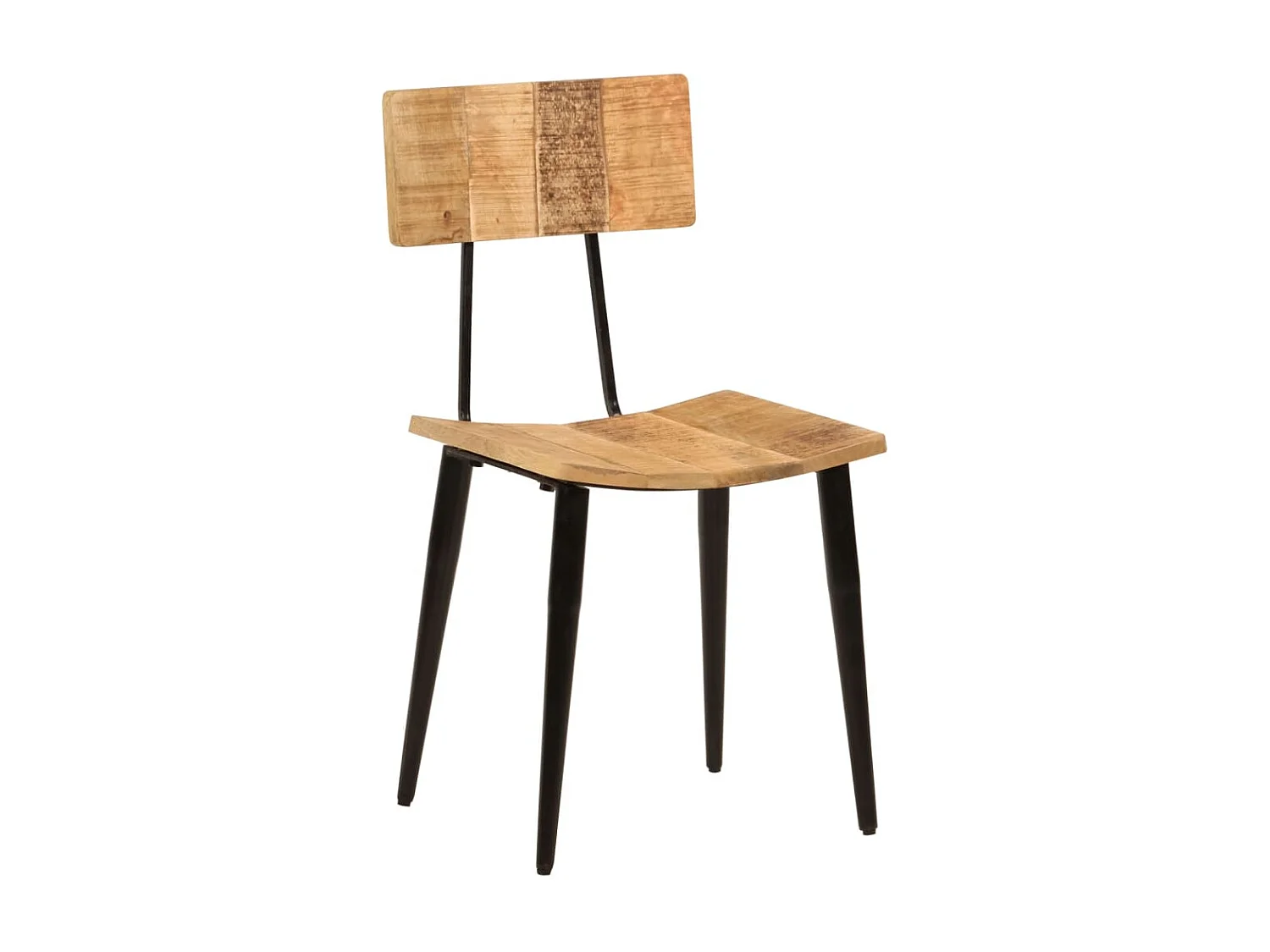 Chaises à dîner 2 pièces 44x40x80 cm Bois de manguier solide