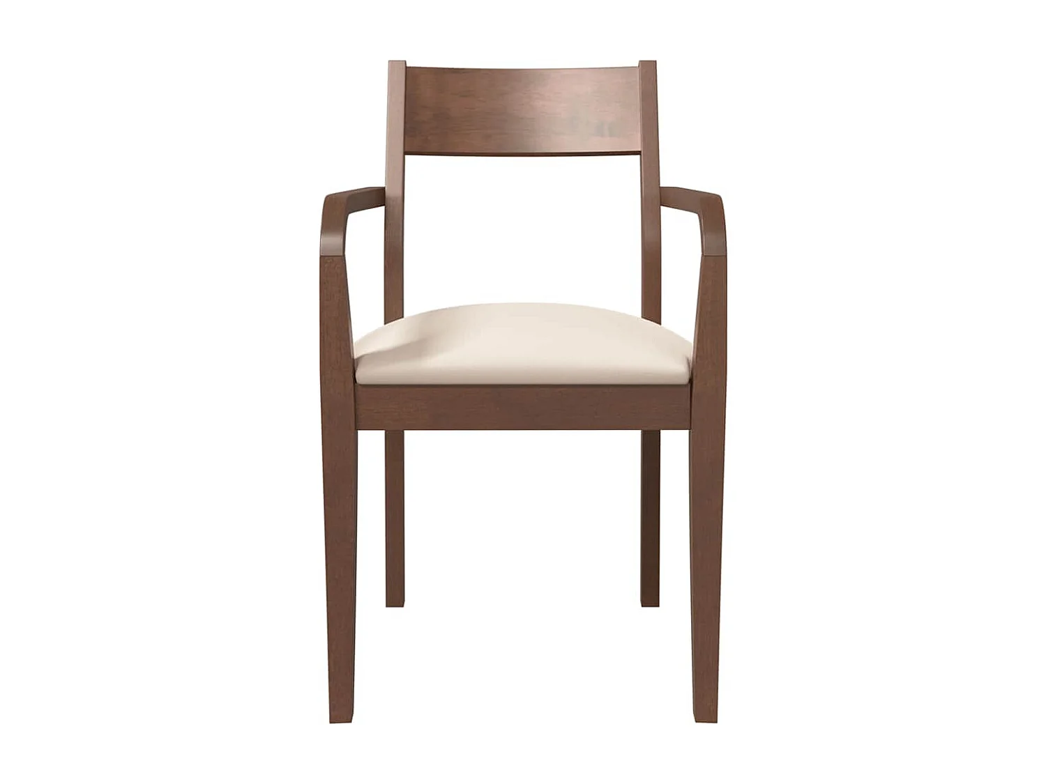 Chaises à manger coussins 2 pièces marron bois massif caoutchouc