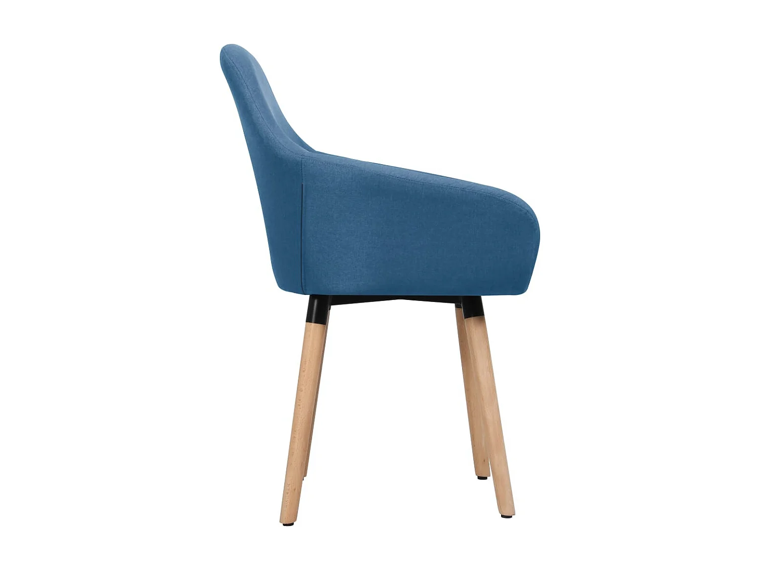 Sillas de comedor 2 unidades tela azul