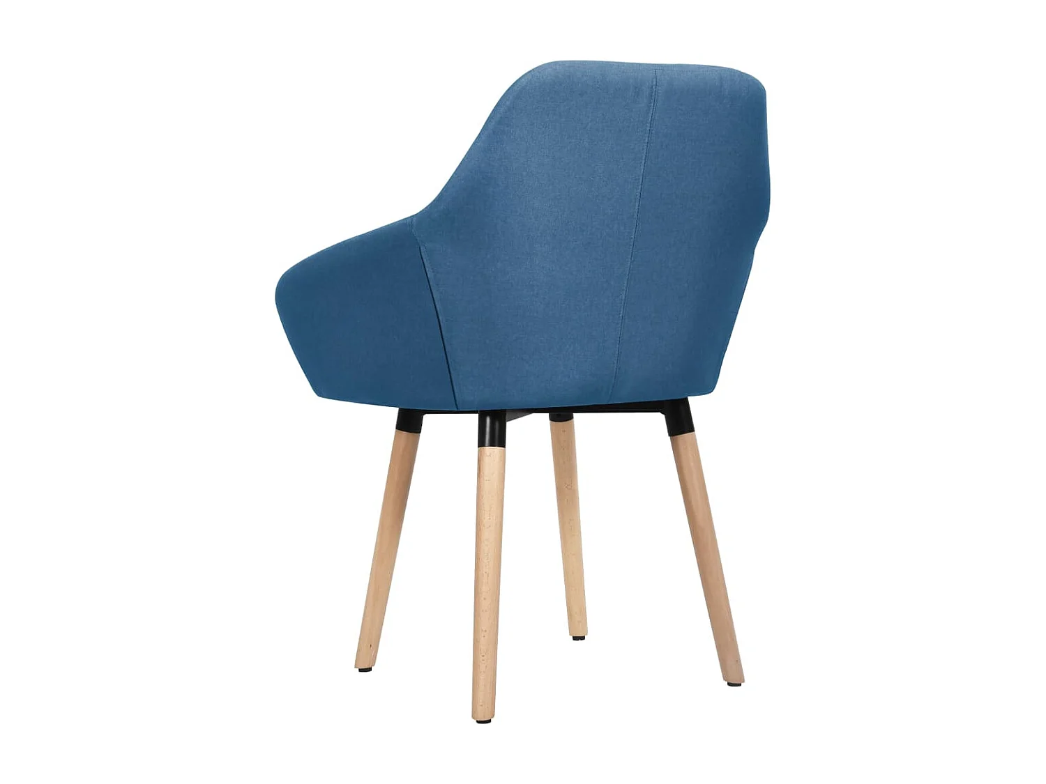 Sillas de comedor 2 unidades tela azul