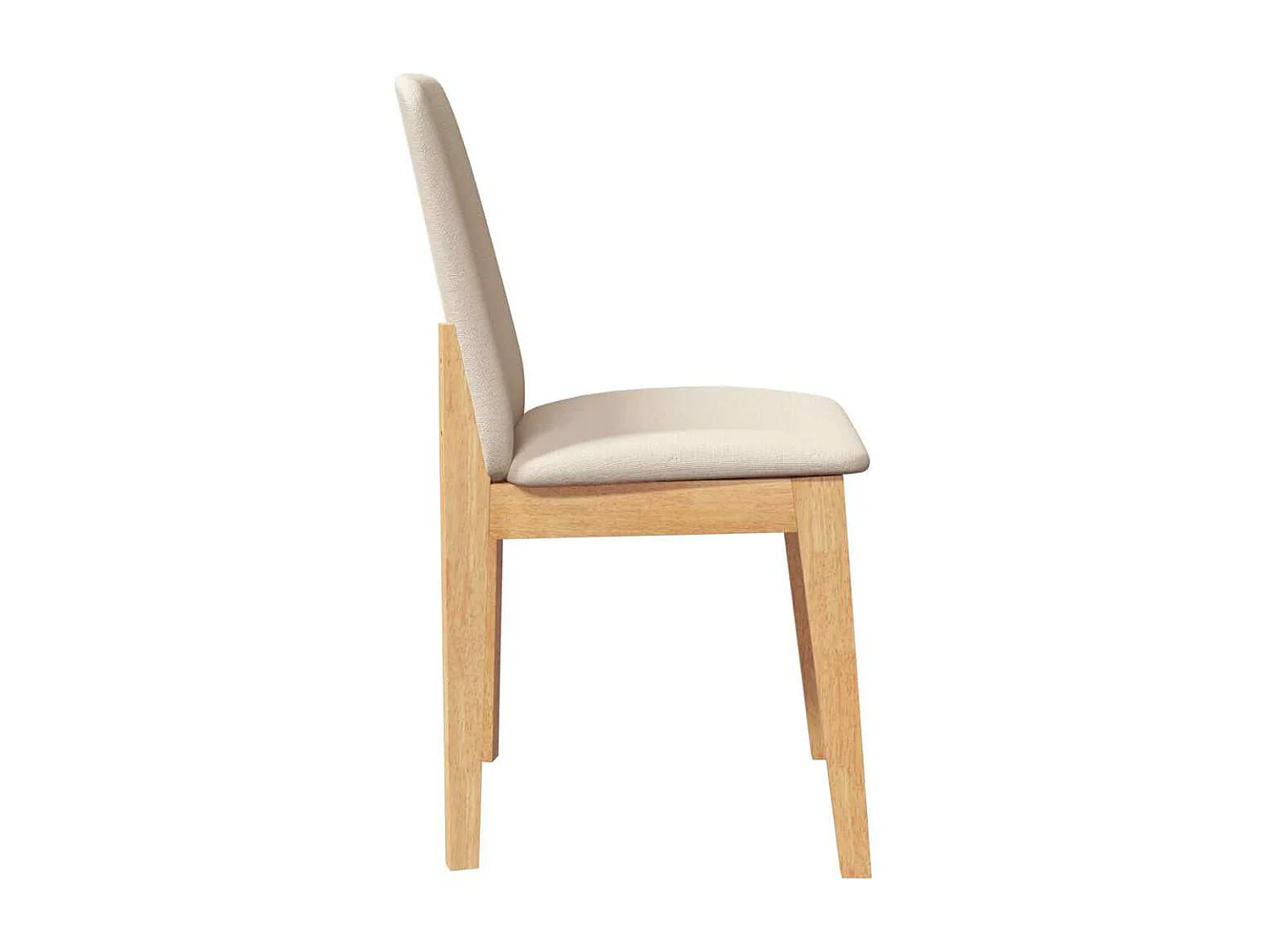 Sillas de comedor con cojines 2 unidades madera maciza caucho