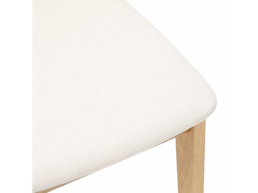 Sillas de comedor con cojines 2 unidades madera maciza caucho