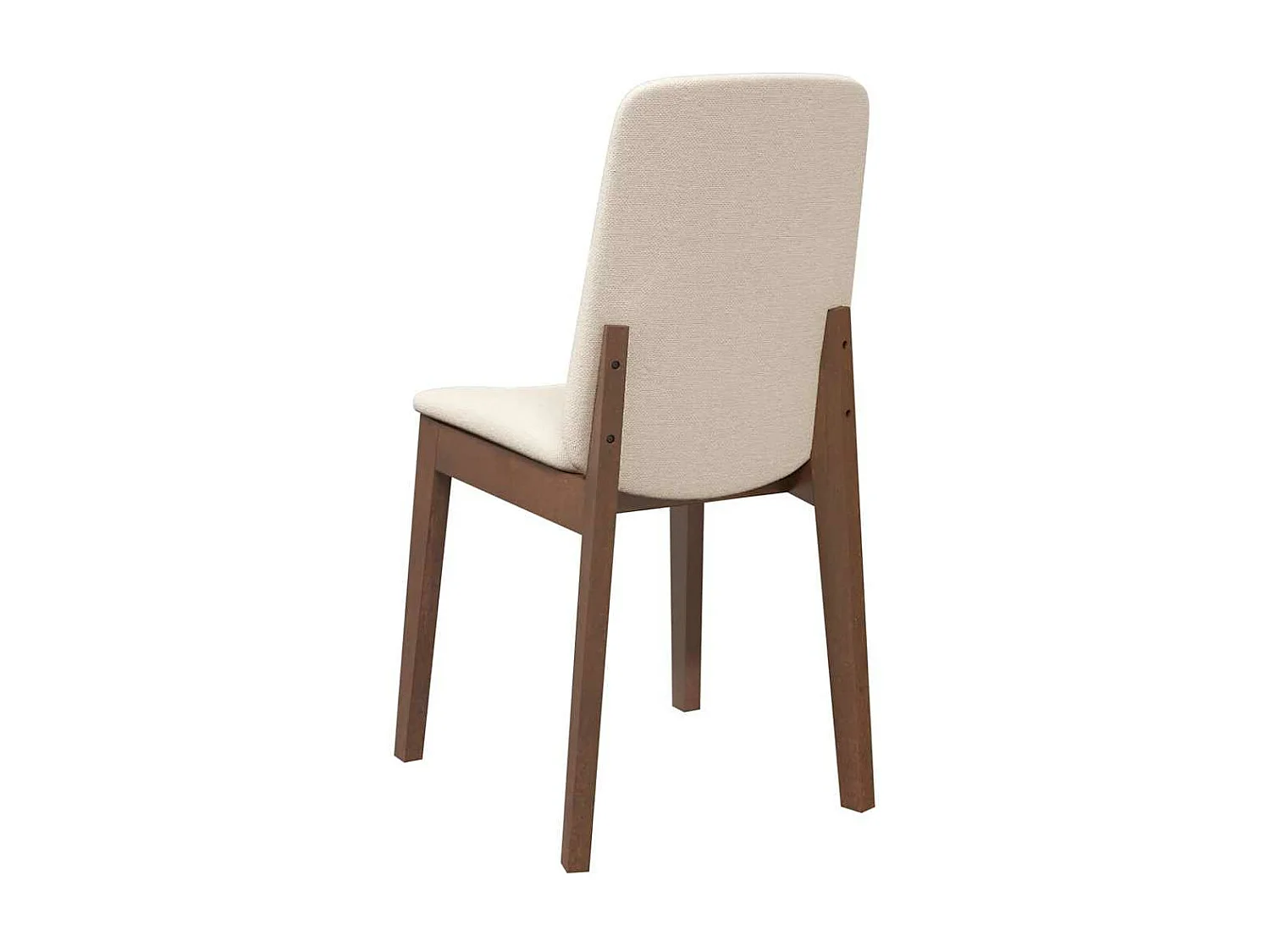 Chaises à manger coussins 2 pièces marron bois massif caoutchouc