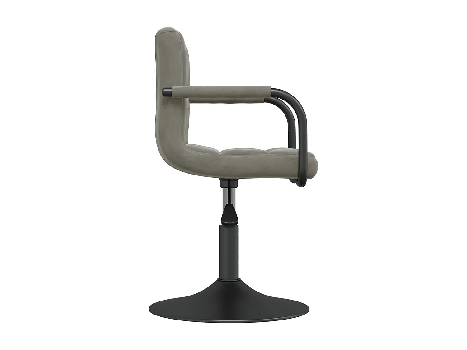 Silla de comedor de terciopelo verde claro