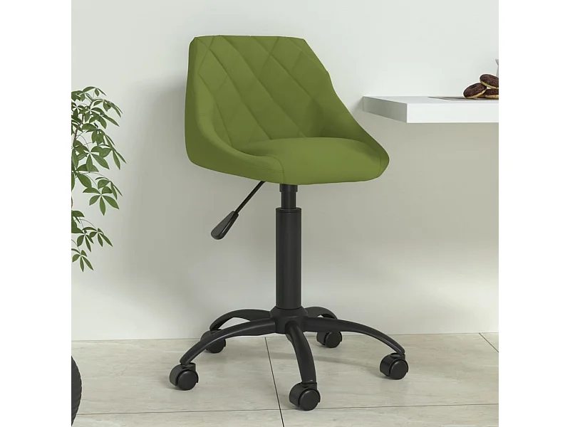 Eetkamerstoel fluweel lichtgroen