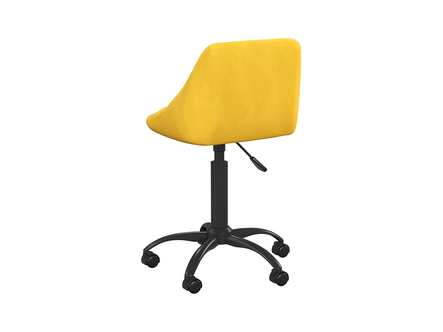 Chaise de salle à manger Jaune moutarde Velours