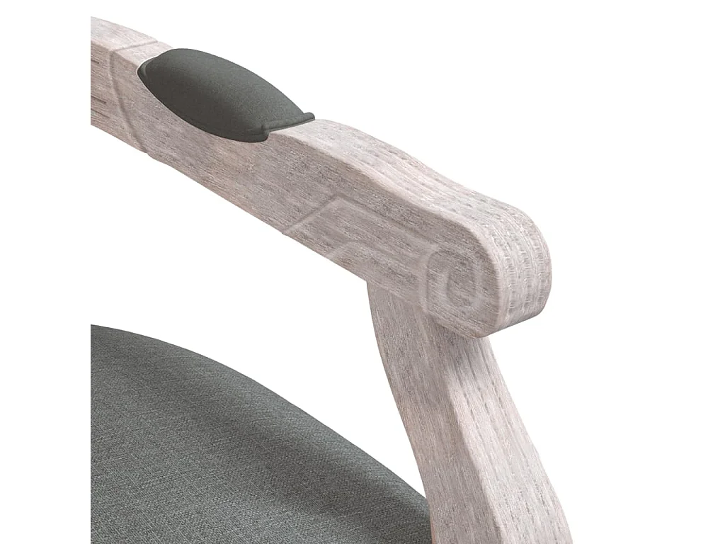 Chaise à manger gris foncé 54x56x96,5 cm tissu