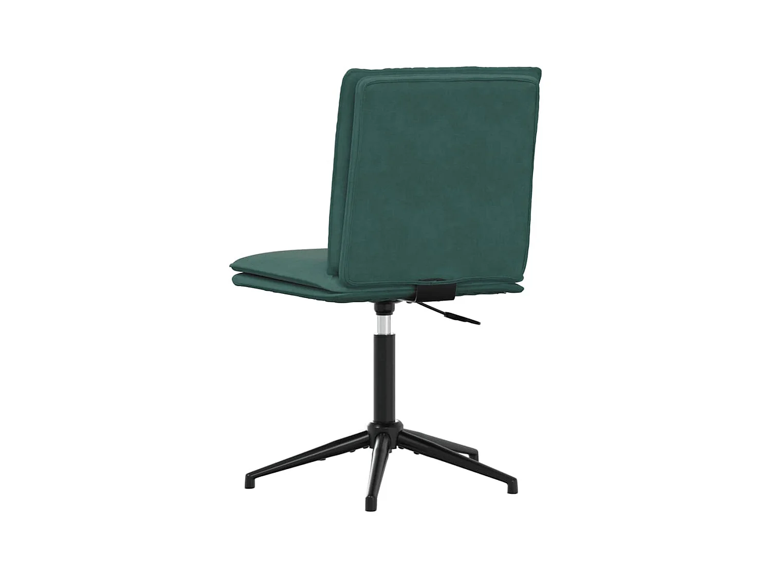 Chaise de salle à manger Vert foncé Velours