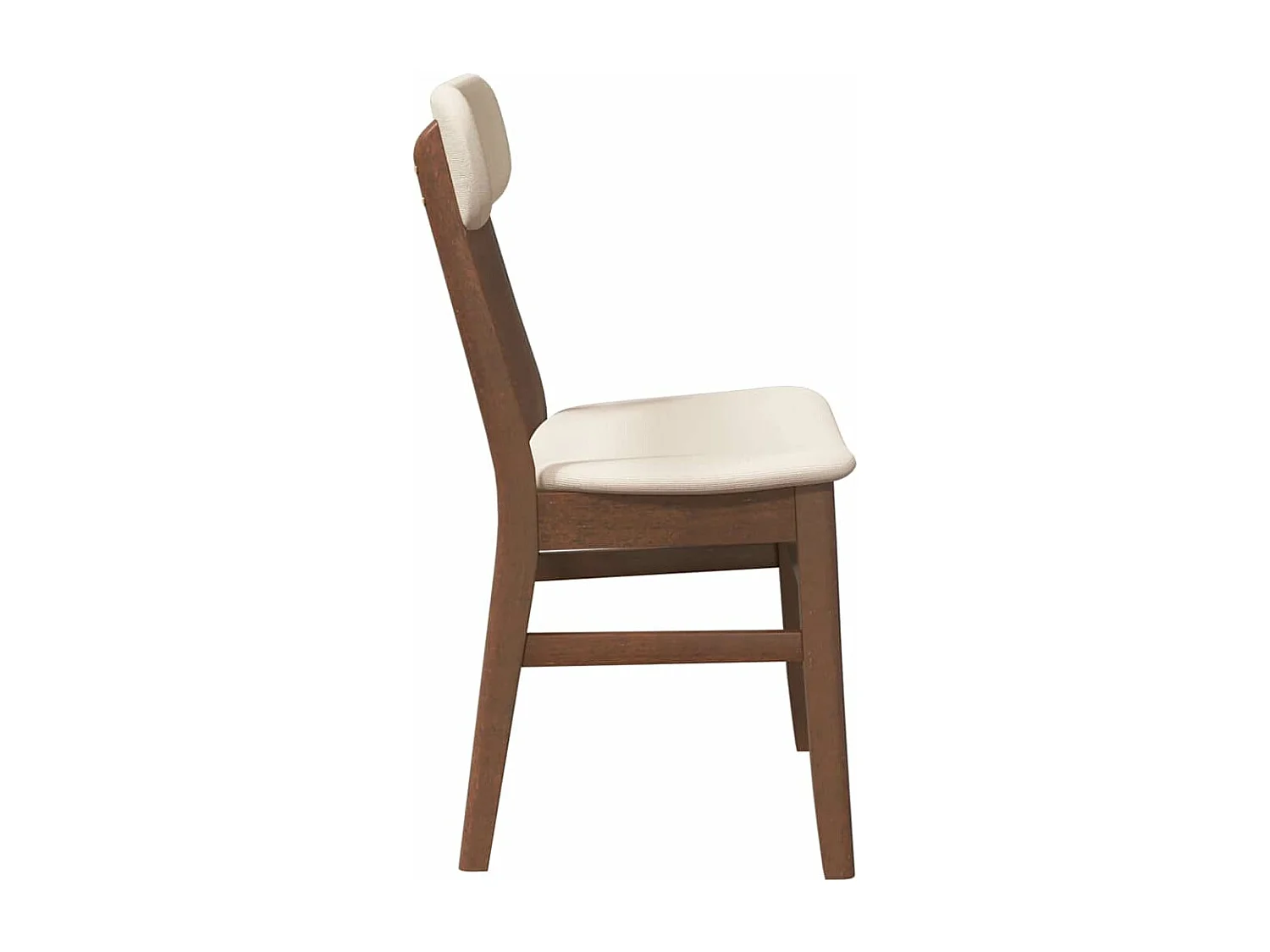 Sillas de comedor con cojines 2 unidades madera maciza marrón caucho