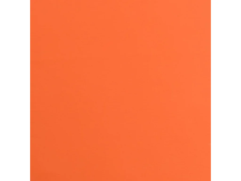 Silla de comedor giratoria de cuero sintético naranja